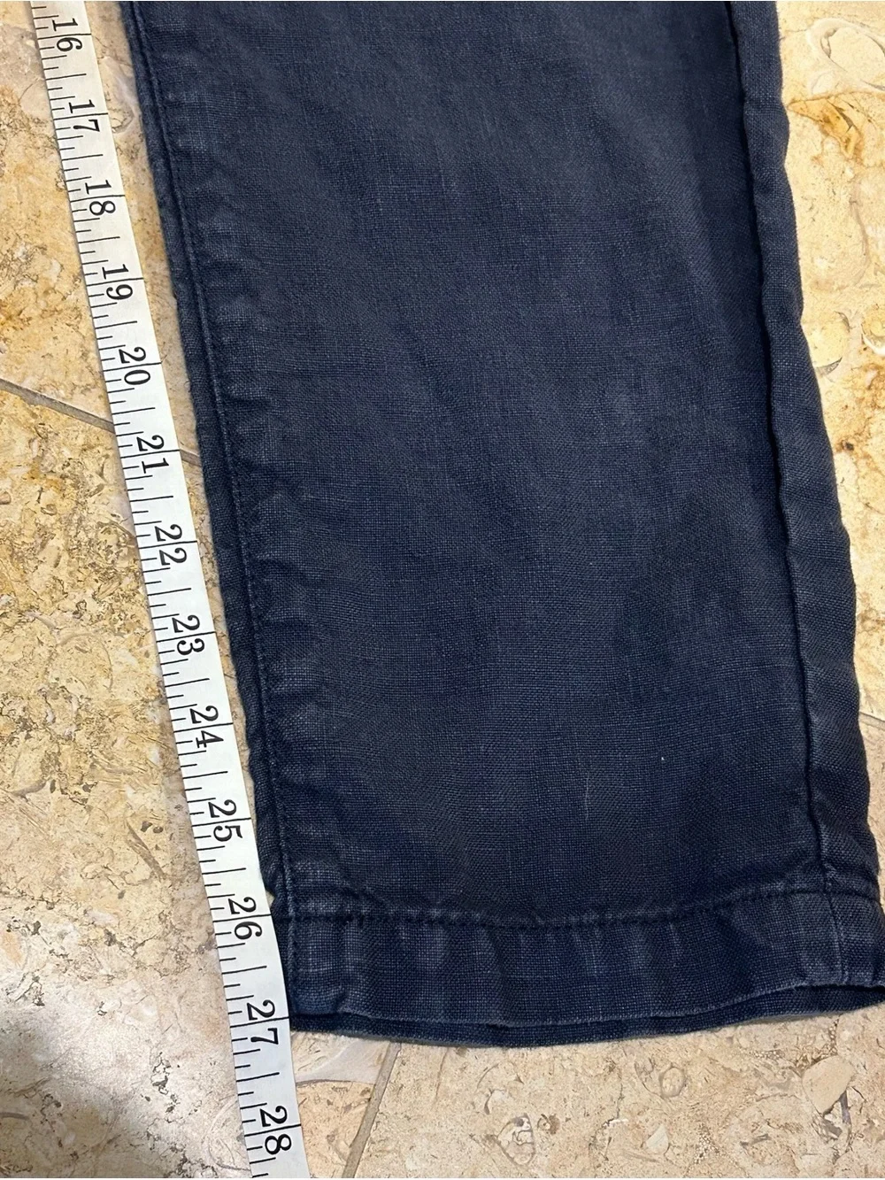 Joe's Jeans Men’s 100% Linen Navy Blue Drawstring Casual Pants Size Small